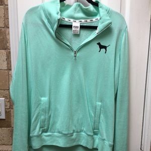 VS Pink size M Quarter Zip - mint color